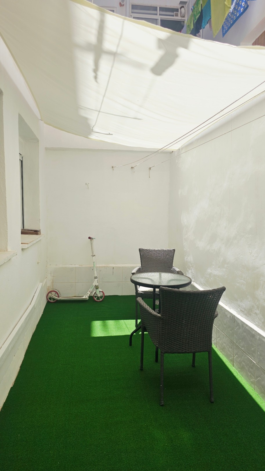 Planta baja reformada con patio interior en Alicante
